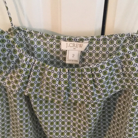 J Crew Ruffle Tank EUC - Picture 2 of 2